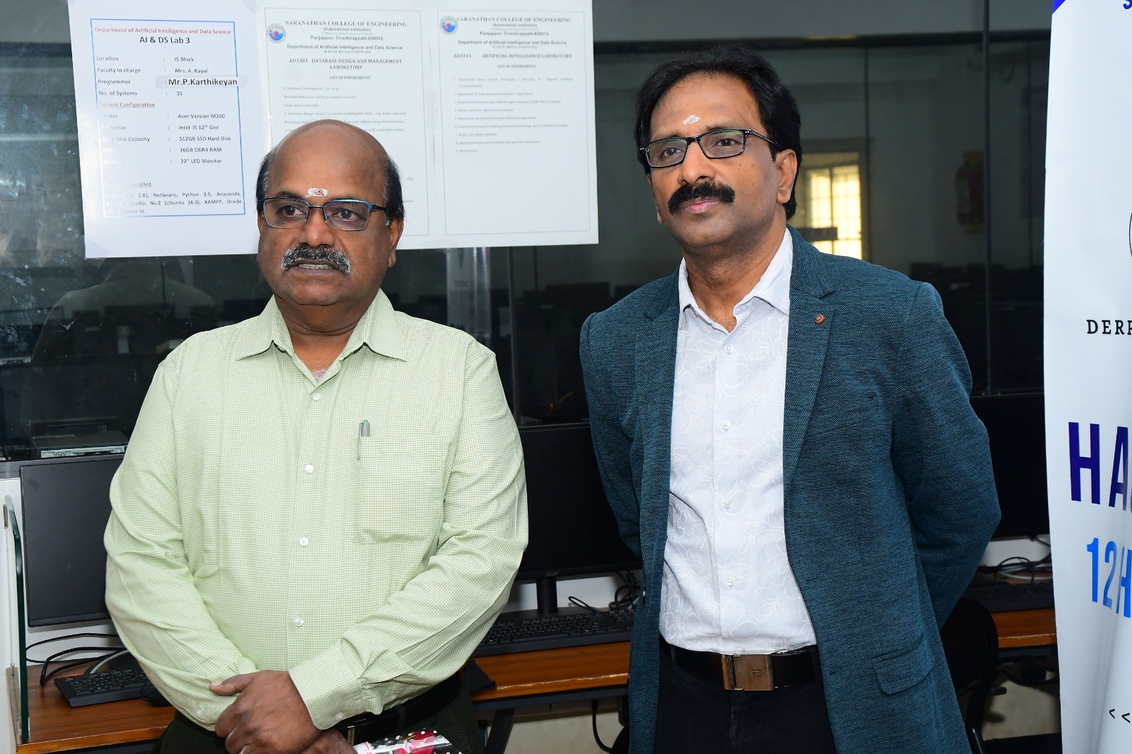 HackWell'26 — Principal and HoD in the AI&DS Lab